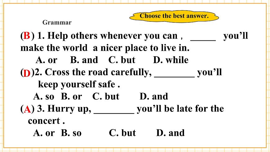Unit 2 Saving the earth Topic 3 Section D 第6頁