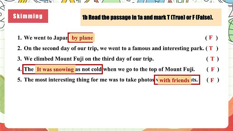 仁爱科普版英语八下 Unit 6 Topic 1 《Enjoy Cycling》Section D 课件第5页