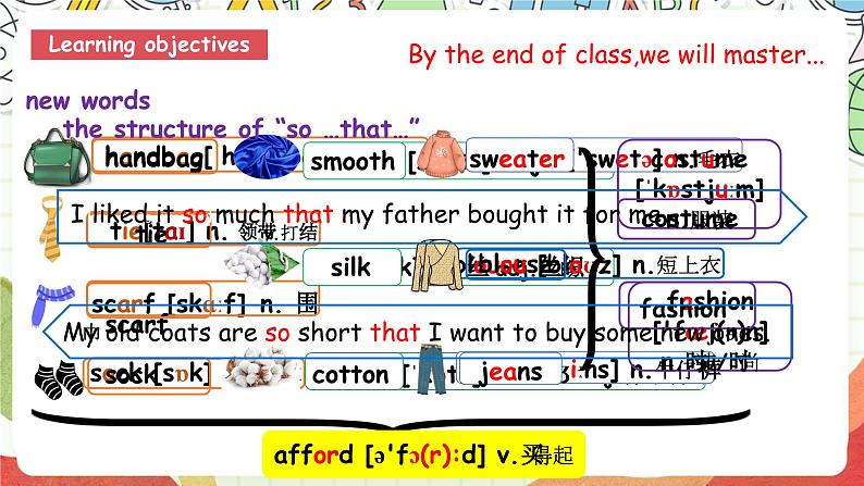 仁爱科普版英语八下 Unit 8 Topic 1 《 We will have a class fashion show》Section A 课件第3页