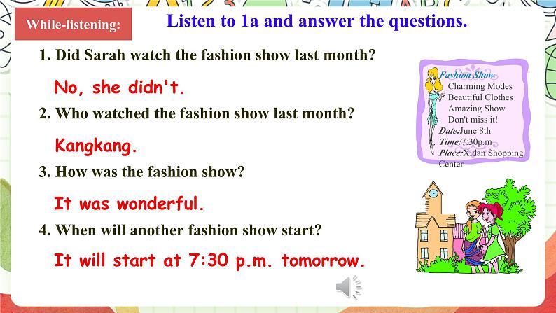 仁爱科普版英语八下 Unit 8 Topic 3 《 Our Clothes》Section A 课件第7页