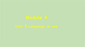 初中英语Unit 3  Language in use教学演示课件ppt
