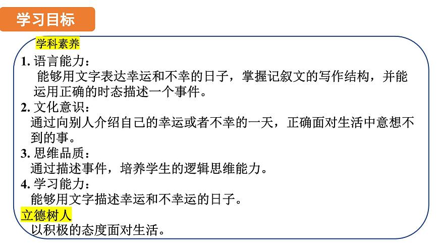 Unit12 Life is full of the unexpected. Section B(3a-Self Check)課件-2024-2025學年人教版英語九年級全冊第2頁