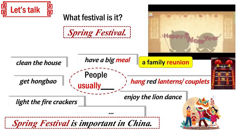 【优质阅读课公开课课件】Unit4 Time to celebrate Understanding ideas新教材2024外研版七上英语(含音视频)第3页