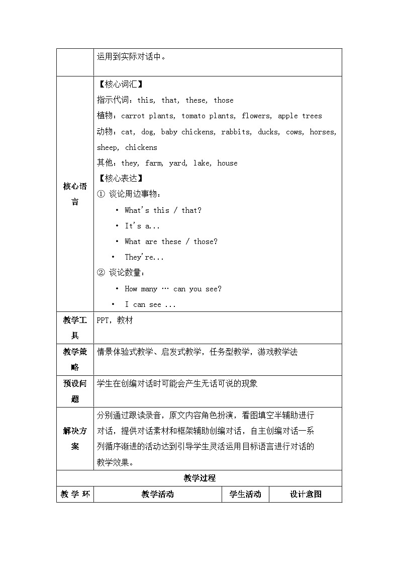 人教版2024七上英语Starter Unit 3 第1课时 Section A 1a-2d 教学设计第3页