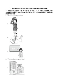 广东省揭阳市2024-2025学年九年级上学期期中考试英语试题