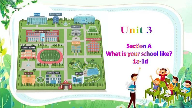 新人教版英语七上Unit 3 Section A(1a-1d)同步课件第1页