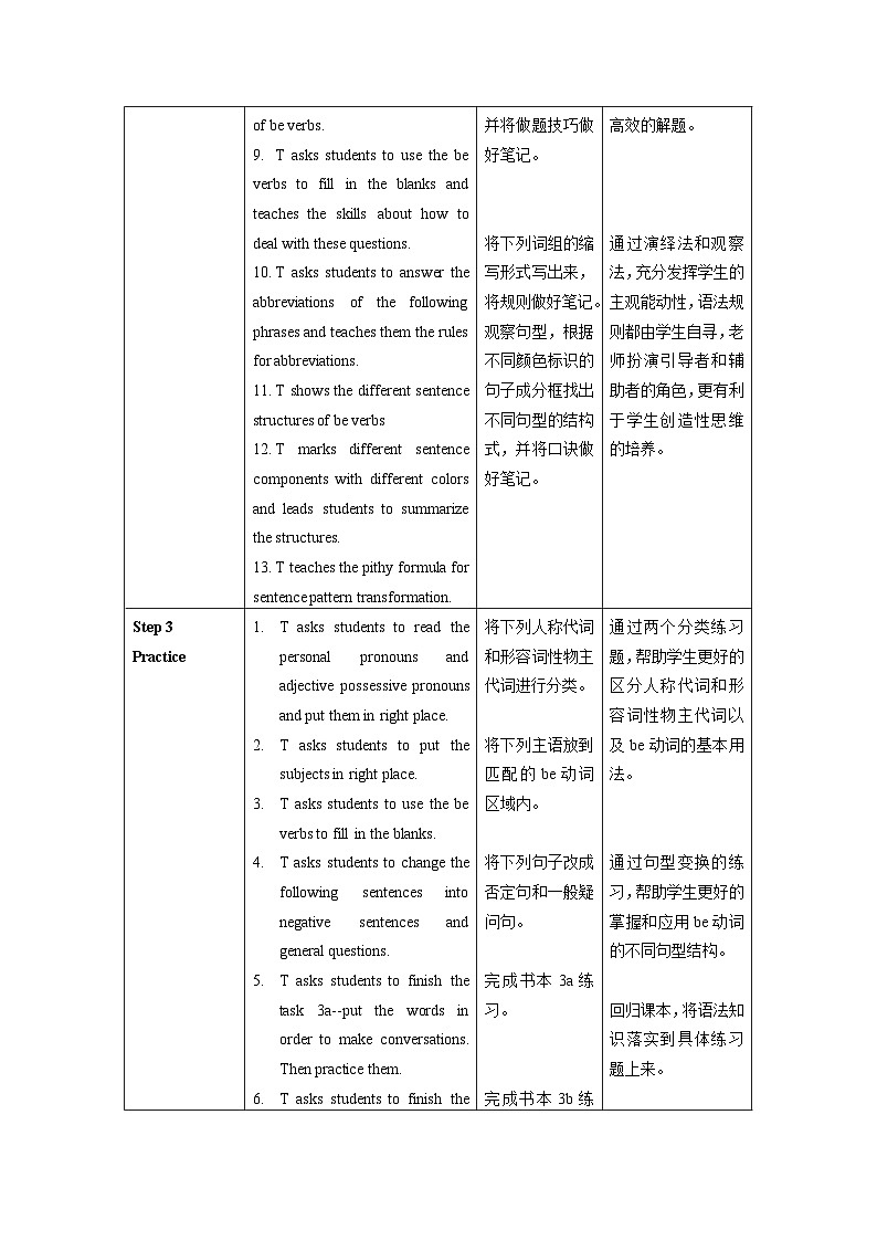 人教版七年级英语上册同步备课Unit1第2课时SectionA(Grammmarfocus-3c)(教学设计)第3页