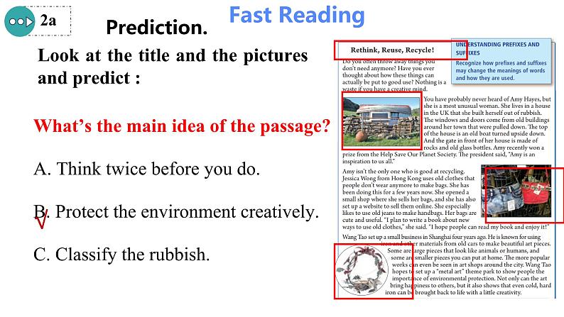 Unit 13 We’re trying to save the earth! Section B(2a-2e)课件-2024-2025学年人教版英语九年级全册第5页