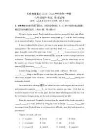 广东省深圳市红岭教育集团 2024-2025学年九年级上学期中考试英语试卷