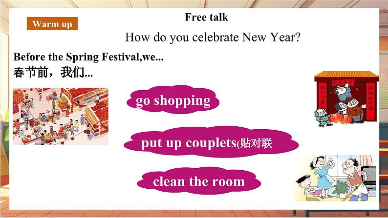 Unit 8 Let's celebrate!(第2课时)Reading.教学课件第3页