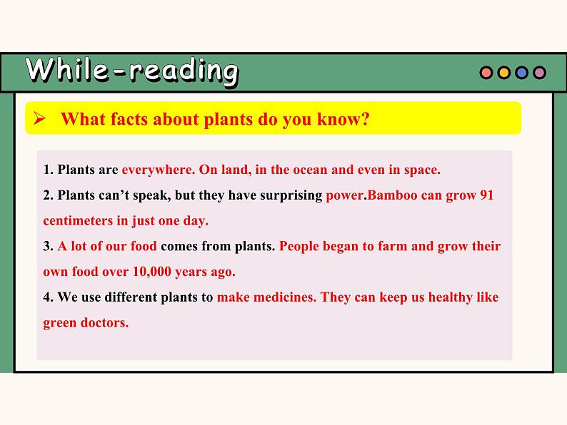 课件 Unit 6 The power of plants Starting out&Understanding Ideas(含音视频)2024新外研版七上第7页