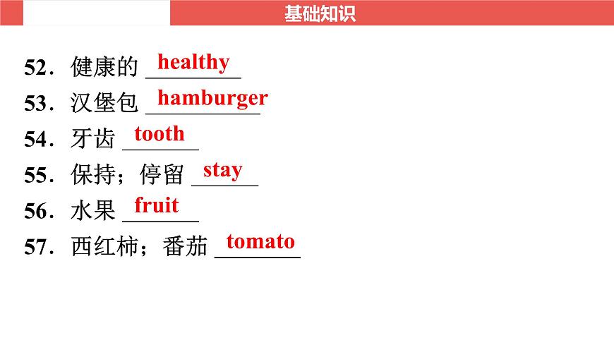 外研版七年級上冊 Starters～Module 5-【知識梳理】2025年中考英語一輪教材梳理課件（外研版）第8頁