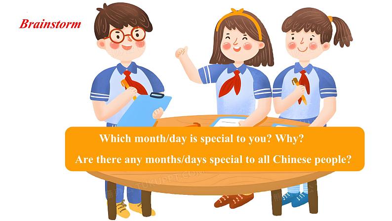 七年级英语上册精美课件(仁爱科普版2024)Unit6CelebratingtheBigDaysListening&Speaking第7页