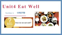 人教版（2024）英语七年级下册Unit 4 Eat Well Section A 1a-3d课件