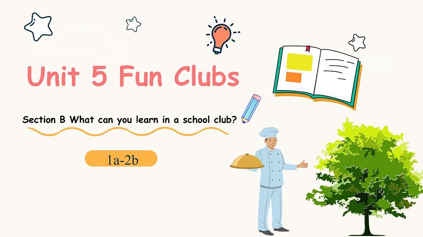 2024-2025學(xué)年人教版英語七年級上冊 Unit 5 Section B (1a-2b) 課件第1頁