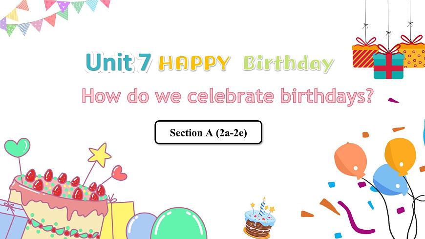 2024-2025學(xué)年人教版英語七年級(jí)上冊(cè) Unit 7 Section A (2a-2e) 課件第1頁