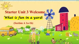 2024-2025学年人教版英语七年级上册 Starter Unit 3 Welcome! Section A (1a-1b) 课件