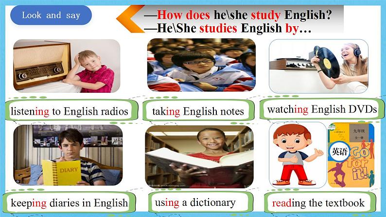 人教版英语九年级全册 Unit 1 How can we become good learners Section A Grammar focus-4c 语法课课件第4页