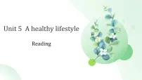 牛津译林版(2024)七年级上册(2024)Unit 5 A healthy lifestyle集体备课课件ppt