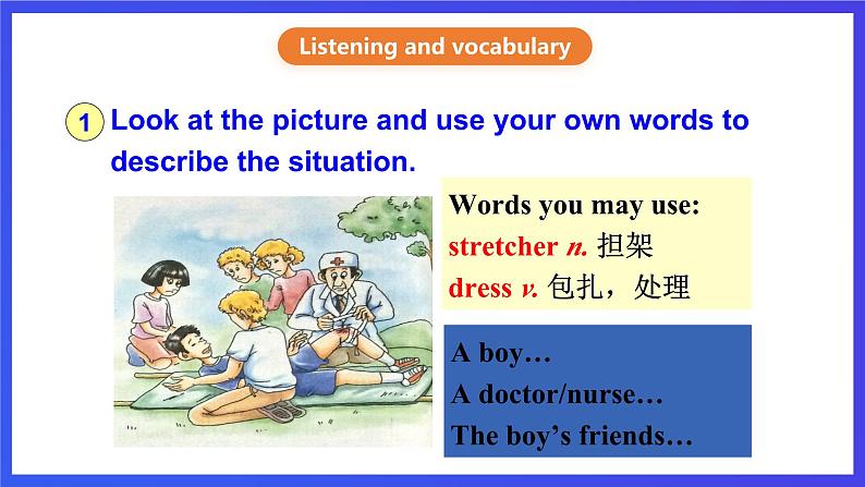 外研版英语九下 Module 5 Unit 1《We'd better get you to hospital》课件第7页