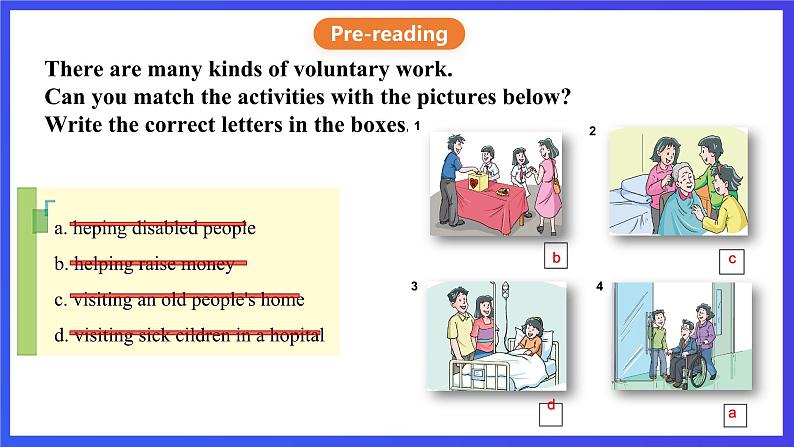沪教牛津版(六三制)英语八下 Unit 1 《Helping those in need 》第1课时 Reading I课件第7页