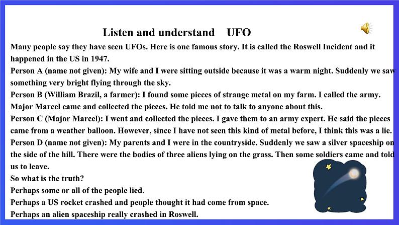 沪教牛津版(六三制)英语八下 Unit 7 《The unknown world 》 第5课时More practice 课件第7页