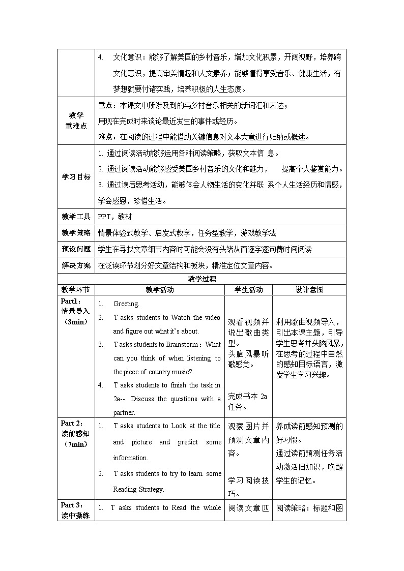 人教版英語八下 Unit 8 Have you read Treasure Island yet ？第5課時 Section B (2a-2e) 教案第2頁