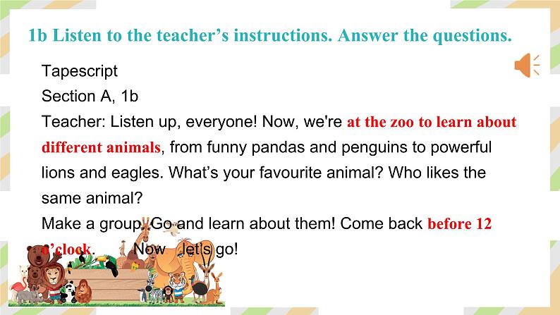 Unit 1 Animal Friends Period 1 Section A(1a-1d) - 七年级英语下册 同步教学课件(人教版2024)第6页