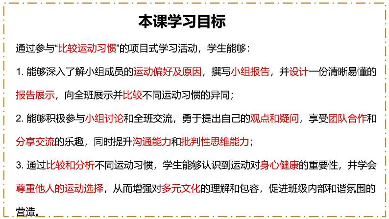 Unit 3 Keep Fit 第6课时 Section B(Project)第2页