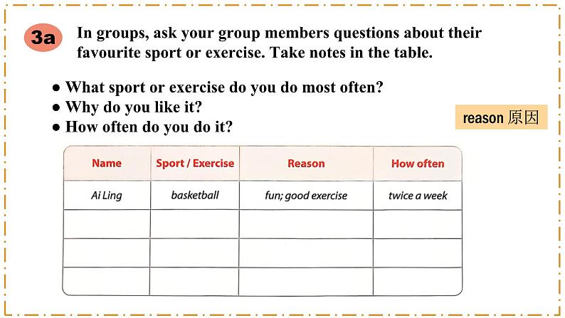 Unit 3 Keep Fit 第6课时 Section B(Project)第6页
