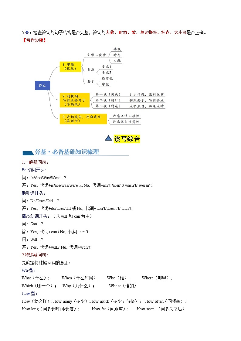 第28讲 读写综合(讲义)中考英语一轮复习讲练测(全国通用)(解析版)第2页