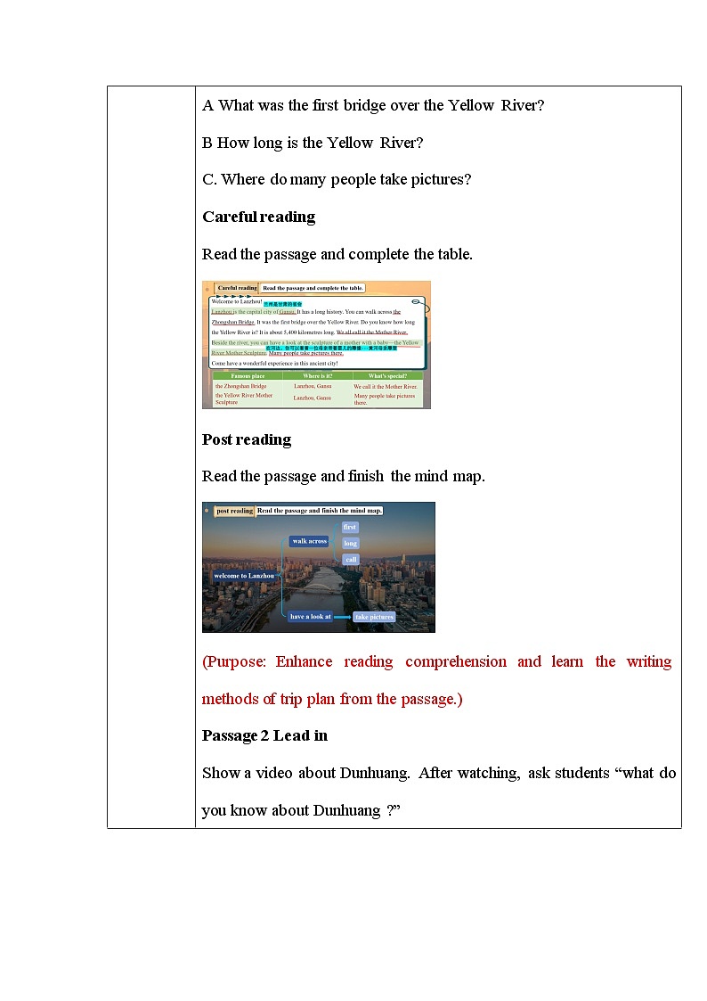 Unit 1 Lesson 4 Other stops along the Silk Road教案第3页