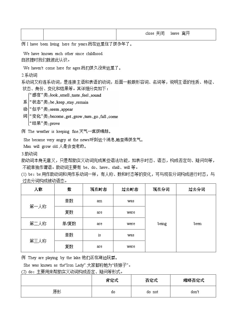 2025年中考英语一轮复习知识清单——动词第3页