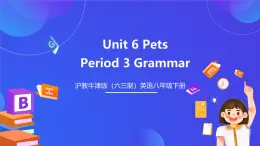 沪教牛津版（六三制）英语八下 Unit 6《 Pets》第3课时Grammar 课件+教案+分层练习（含答案）