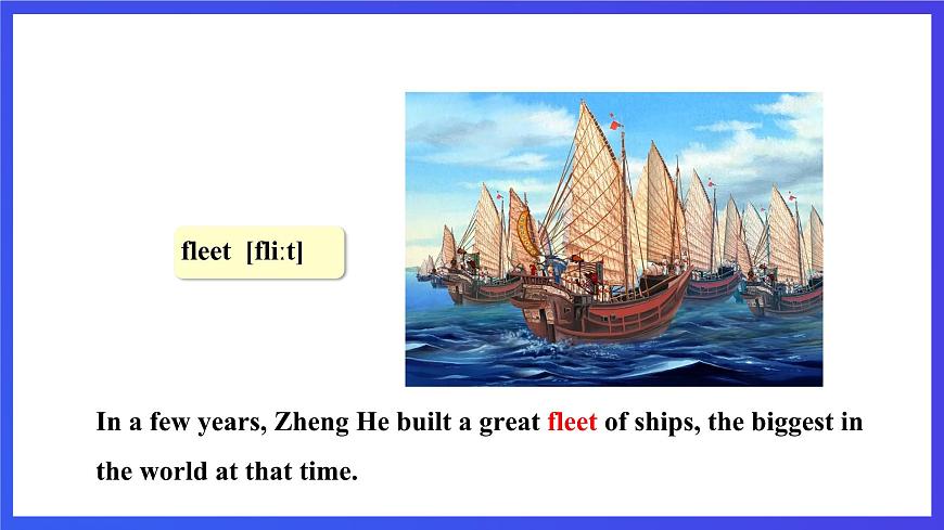滬教牛津版(六三制)英語(yǔ)九下Unit 1 Great explorations Period 1 Reading I  課件第7頁(yè)