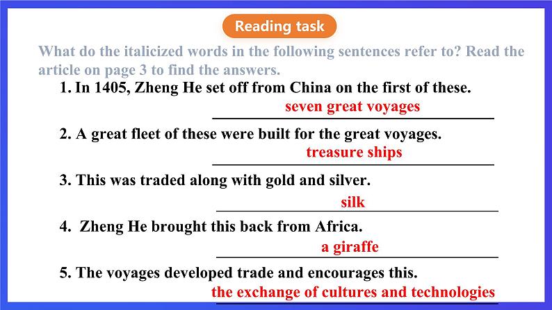 沪教牛津版(六三制)英语九下Unit 1 Great explorations Period 2 Reading II & Listening 课件第6页