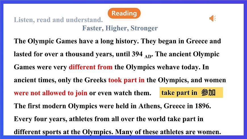 滬教牛津版(六三制)英語九下Unit 5 Sport Period 5 More practice & culture corner & study skill 課件第4頁