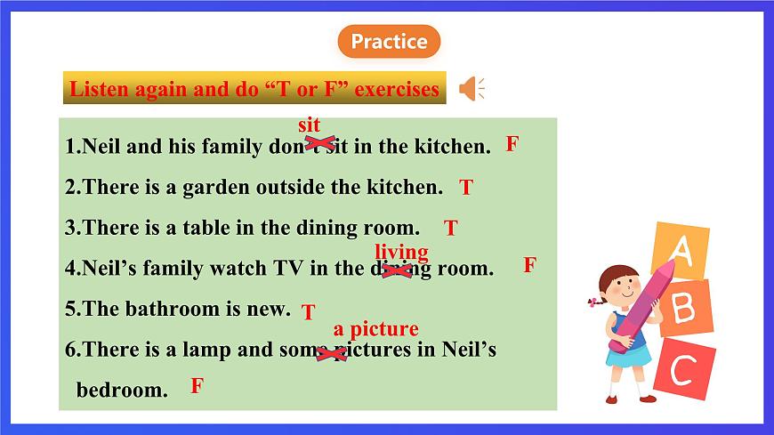 牛津譯林版英語七下Unit1 Dream homes第四課時(shí) Integrated skills and Study skills  課件第8頁