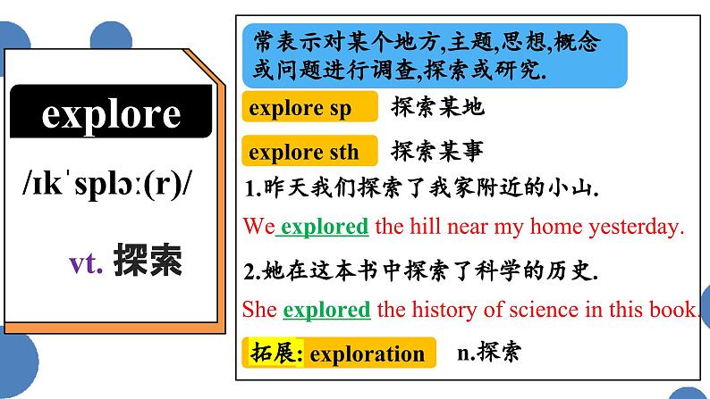 Unit7 Section B - 2024-2025学年初中英语七年级下册 同步词汇课件(人教版2024)第6页