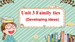 新外研版初中英语七上Unit3 Period 3 Developing idea课件