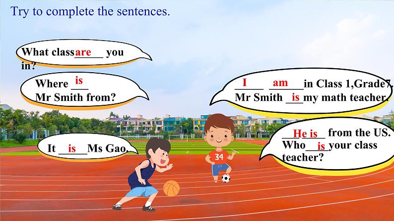 Unit1 You and Me! SectionA Grammar focus第7页