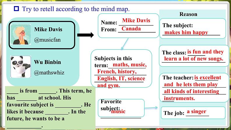 Unit4 My favorite subject! SectionB 2a-2b&Project课件第7页