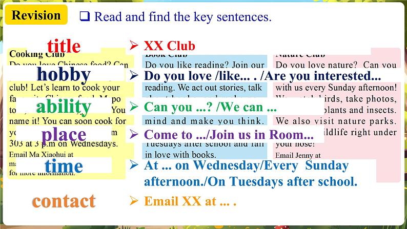 Unit5 Fun Clubs! SectionB 2a-2b&Project课件第7页