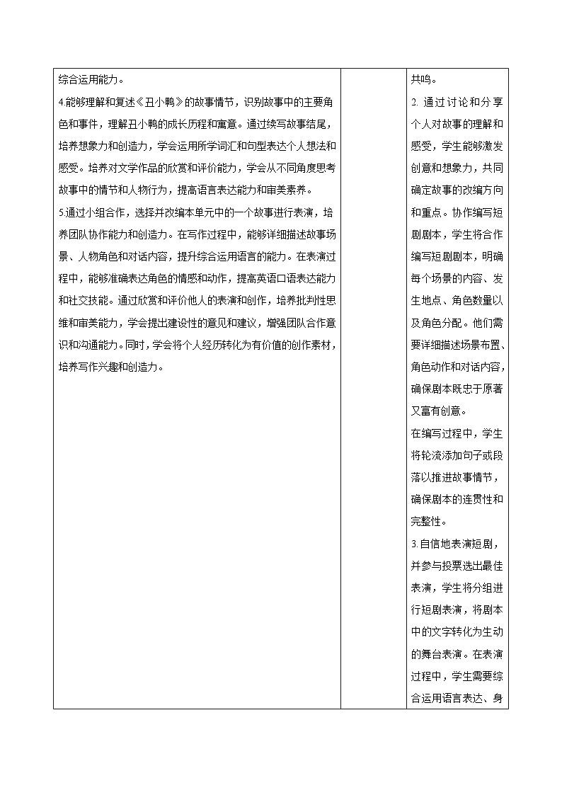 人教版(2024)英语七年级下册 Unit 8 Once upon a Time 第六课时(Project)(教学设计)第3页