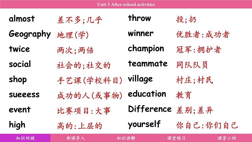 Unit 3 After-school activities（課件）2024-2025學年冀教版七年級英語下冊第2頁