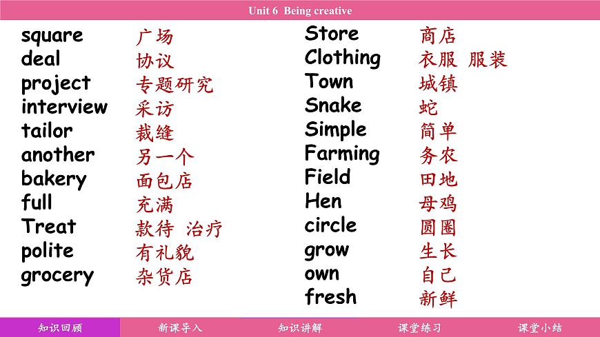 Unit 6 Being creative（課件）2024-2025學年冀教版七年級英語下冊第2頁