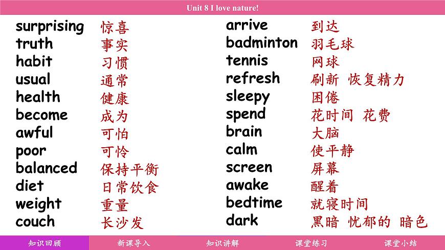 Unit 8 I love nature!（課件）2024-2025學(xué)年冀教版七年級(jí)英語下冊(cè)第2頁