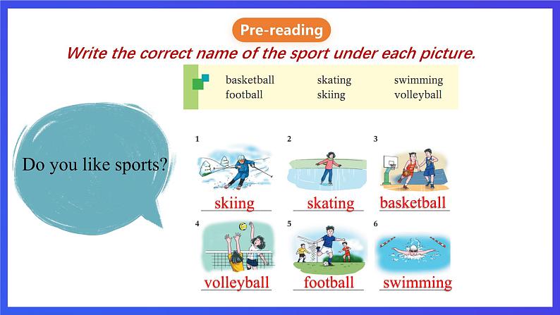 沪教牛津版(六三制)英语九下 Unit 5 《Sports 》第1课时Reading 课件第6页