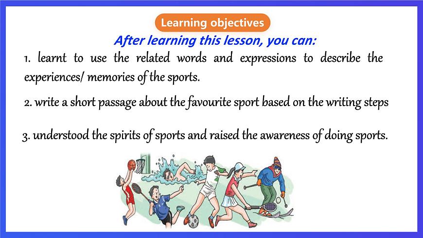 滬教牛津版（六三制）英語九下 Unit 5 《Sports 》第4課時(shí)Writing 課件第3頁