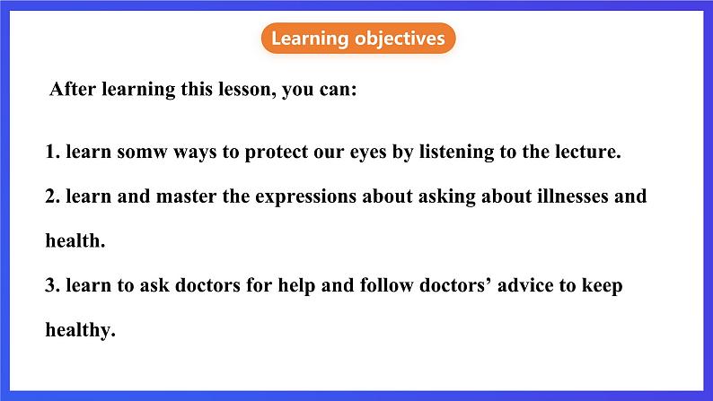 沪教牛津版(六三制)英语九下 Unit 6 《Caring for your health》第2课时Listening & speaking 课件第3页